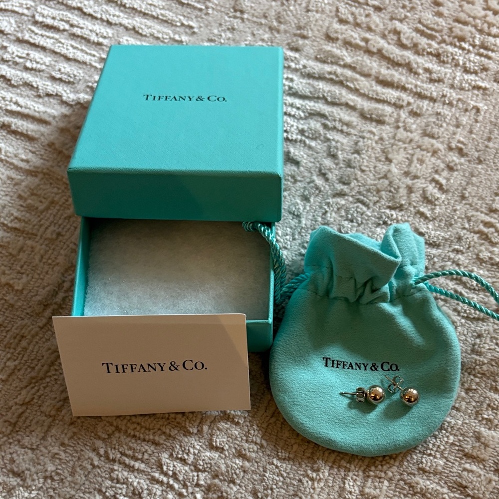 Tiffany & Co. Silver Ball Stud Earrings